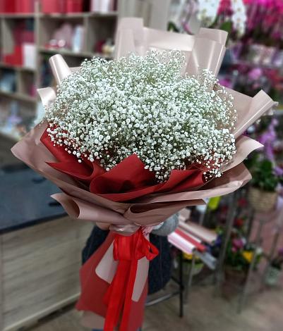 Букет цветов из: Гипсофила в Переясловской
