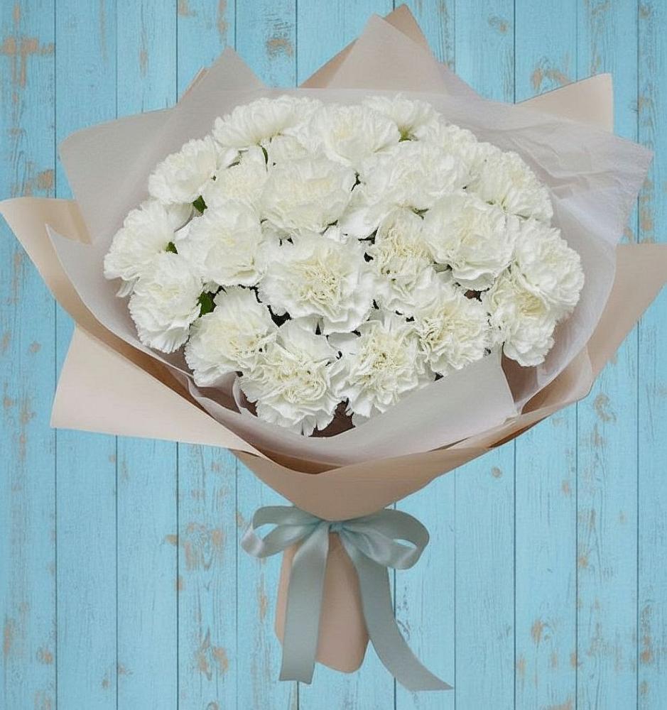 Букет цветов из: Гвоздики в Переясловской