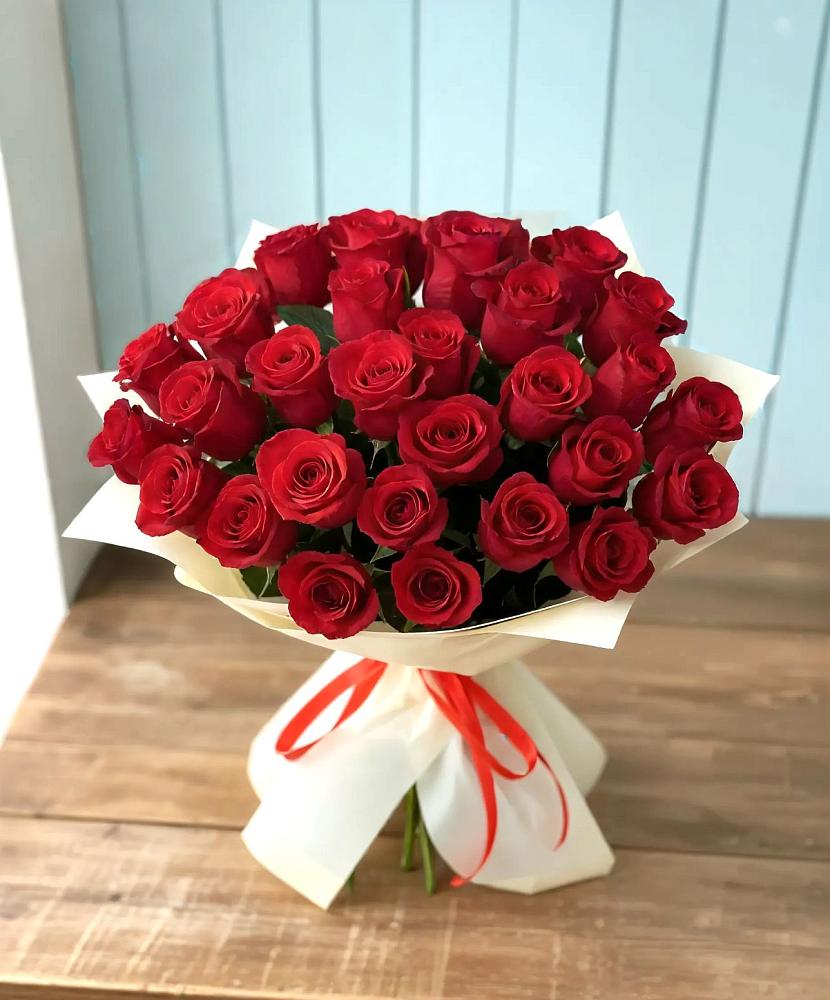 Букет 29 Красных роз в Переясловской