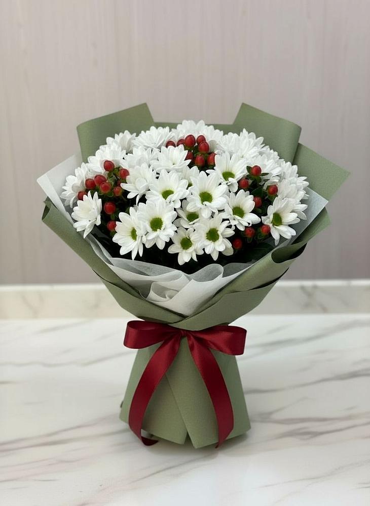 Букет цветов из: Хризантемы в Переясловской