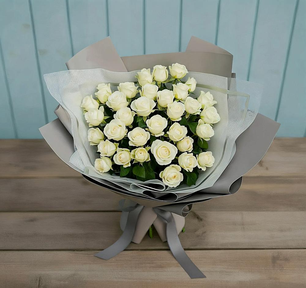 Букет Белоснежная нежность в Переясловской