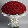 Букет 101 Красная роза Блэк Мэджик в Переясловской