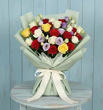 Букет цветов из:  Розы в Переясловской