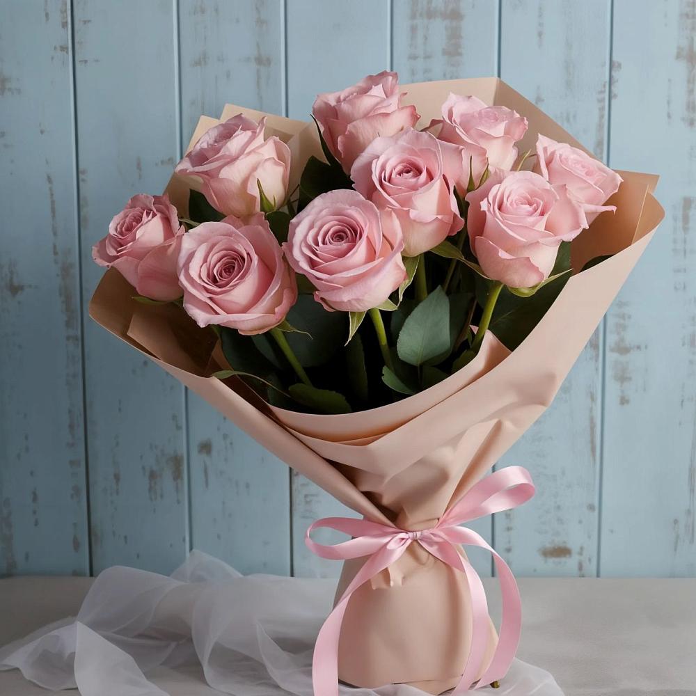 Букет цветов из: Розы в Переясловской