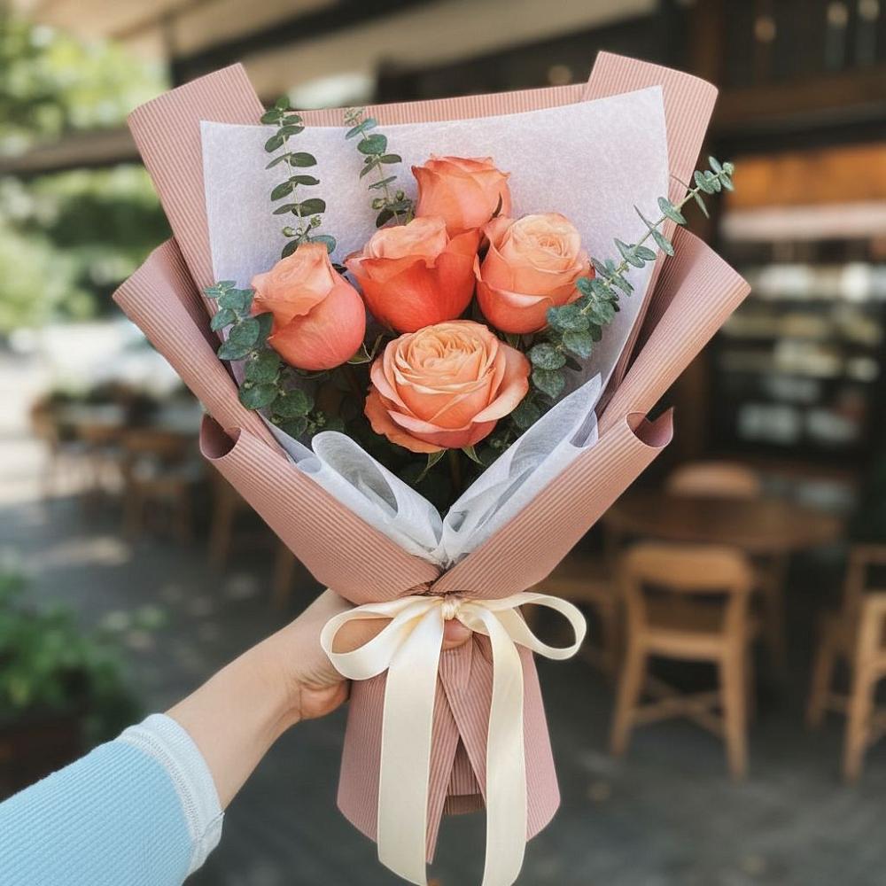 Букет цветов из: Розы в Переясловской