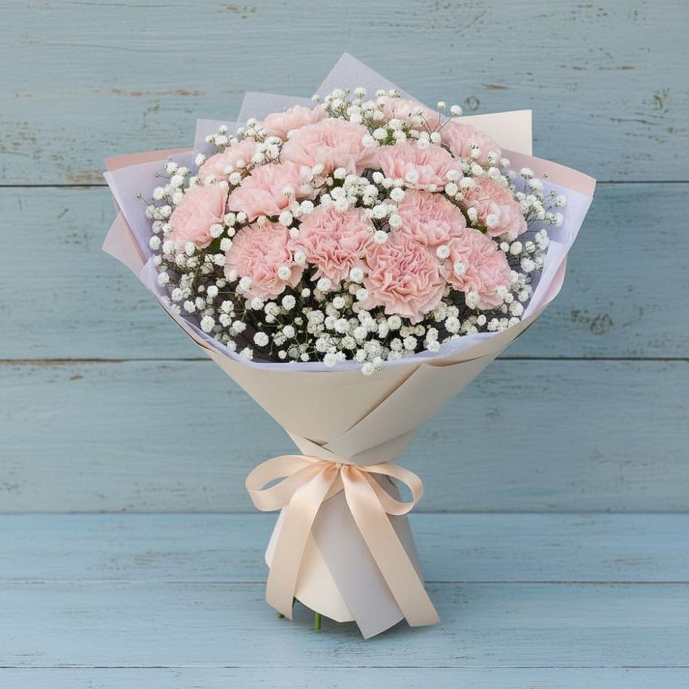 Букет цветов из: Гвоздики в Переясловской