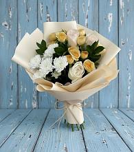 Букет цветов из:  Розы и Хризантемы в Переясловской
