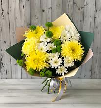 Букет цветов из:  Хризантемы #REPLACE_PRED# Переясловской