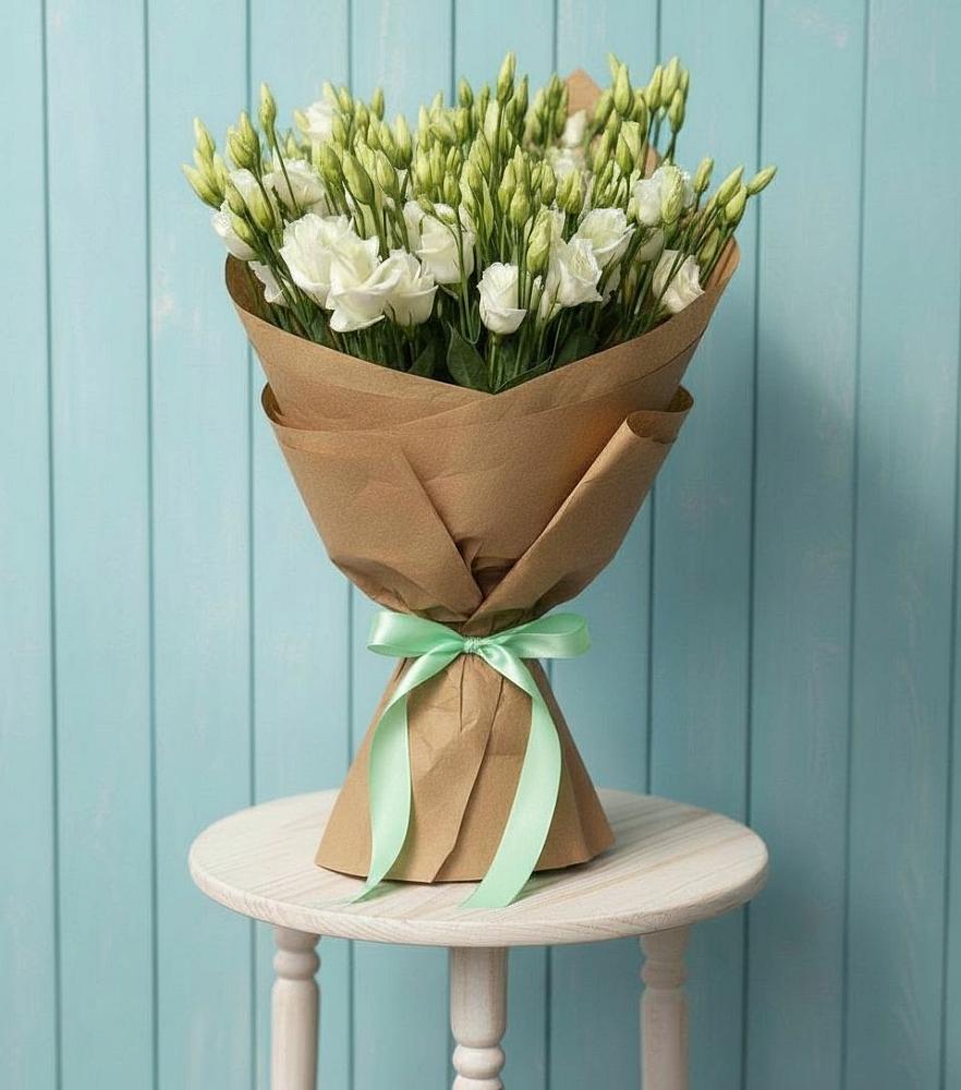 Букет цветов из: Лизиантусы в Переясловской