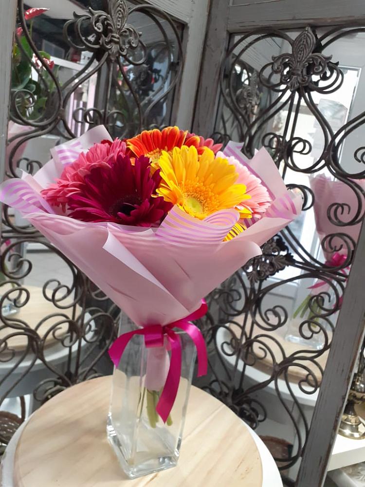 Букет цветов из: Герберы в Переясловской