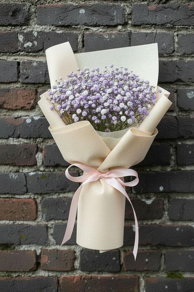 Букет цветов из: Гипсофила в Переясловской