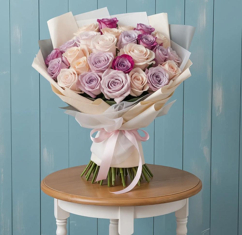 Букет цветов из: Розы в Переясловской