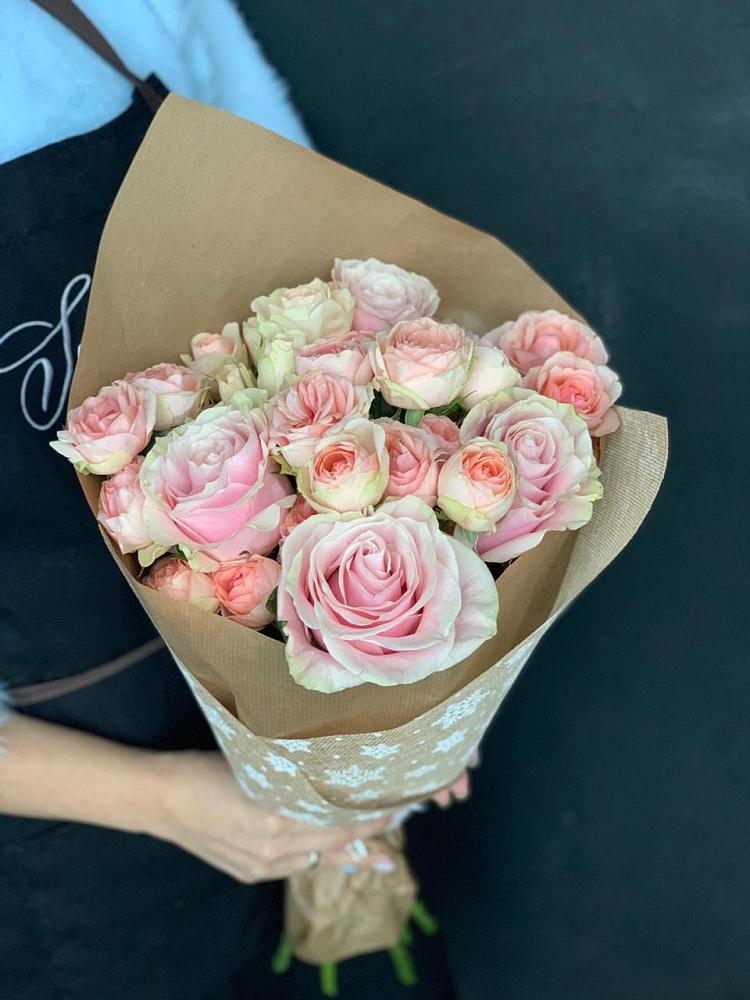 Букет цветов из: Хризантемы и Розы в Переясловской