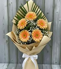Букет цветов из:  Герберы в Переясловской