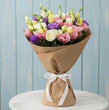 Букет цветов из:  Лизиантусы в Переясловской