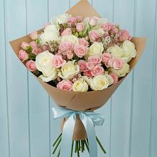 Букет цветов из:  Розы в Переясловской